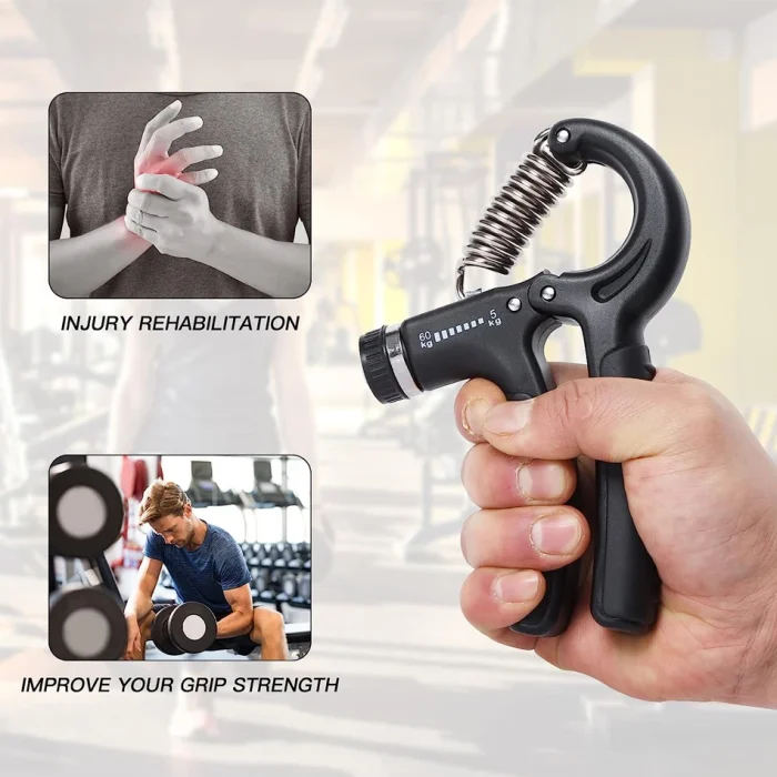 Adjustable Hand Grip 5-60KG – Heavy Hand Gripper Strength Trainer - Image 5