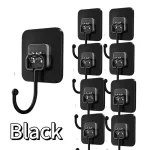 Self Adhesive Hooks Rotating Waterproof Strong Sticker Holder Wall Door Storage Hanging Hook Kitchen Bathroom Organizer - Image 9