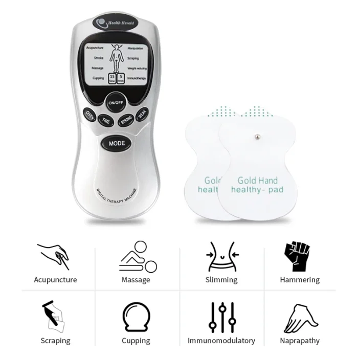 Electric TENS EMS Muscle Massager – 8 Modes Digital Therapy Massager - Image 3