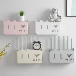 No-Drill Multi-Device Holder – Adhesive Shelf for WiFi Router, Modem & Multi-Device - Image 2