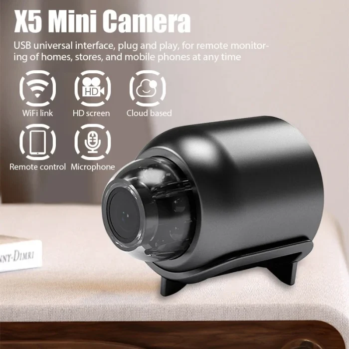 1080P HD Mini WiFi Camera with Night Vision - Image 2