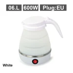 Mini foldable electric kettle 0.6L portable electric kettle household travel water heater silicone compression 110V-220V - Image 11