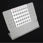Aluminum Perpetual Calendar Desk Universal Calendar 2024 2025