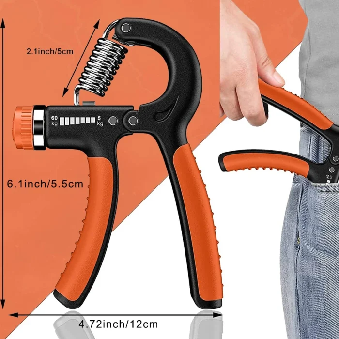 Adjustable Hand Grip 5-60KG – Heavy Hand Gripper Strength Trainer - Image 3