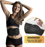 EMS Abdominal Massager Belt – USB Rechargeable Electric Waist Fitness Belt - Image 3