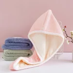 Wavy Pattern Hair Dry Hat Women's Thickened Water-Absorbent Hair Dry Hat Women's Cute Shower Cap Dry Hair Towel - Image 9