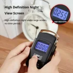 Portable Hanging Luggage Scale 50kg LCD Display Digital Travel Suitcase Baggage Weight Scale with Ruler - Image 3