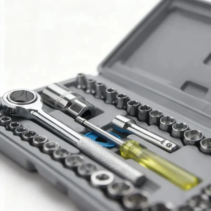40-Piece Auto Disassembly Socket Wrench Set – Automotive Repair Tool Kit - Image 5