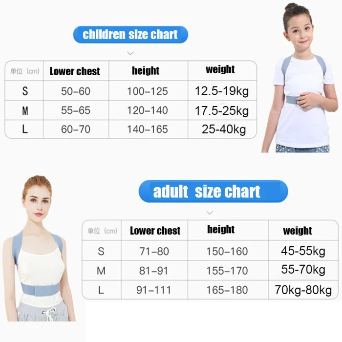 Children Adjustable Posture Corrector Back Support Boys Girls Shoulder Belt Rectify Straighten Correction Pain Relief Beauty Kid - Image 2
