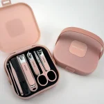 For Complete 7/8 Pcs Set Manicure Kit Nail Clippers with Clippers Cuticle Pusher & Trimmer Portable Gift For Women and Men - Image 9